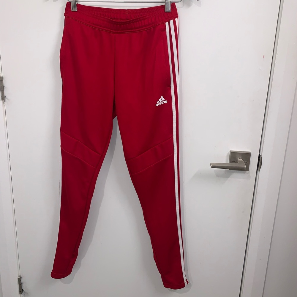 2/$60 Red Adidas Track Pants for Women - Picture 2 of 6